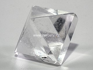 rock crystal, octahedron